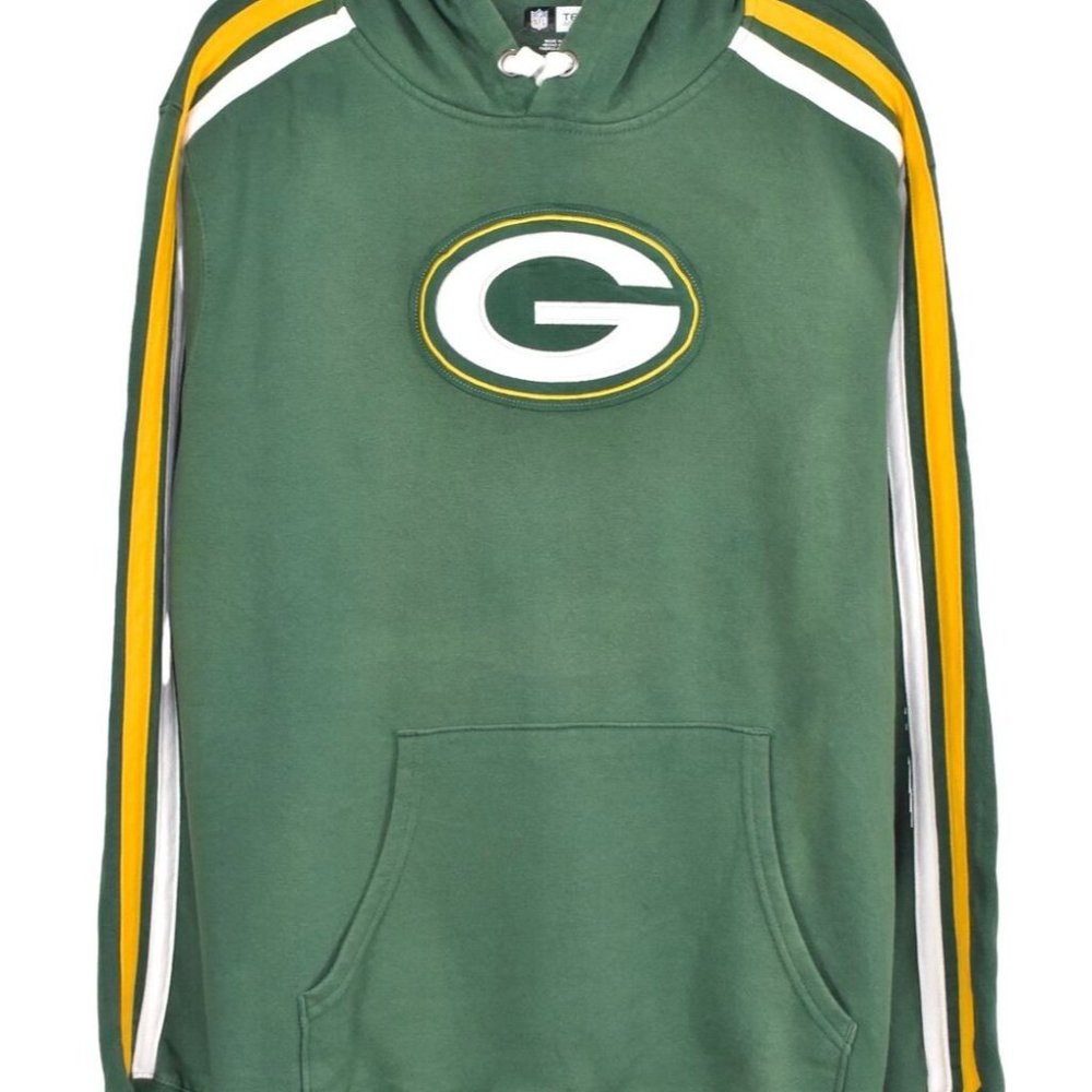 Vintage Green Bay Packers hoodie, NFL green embroidered sweatshirt - AU Large - Picture 1 of 6